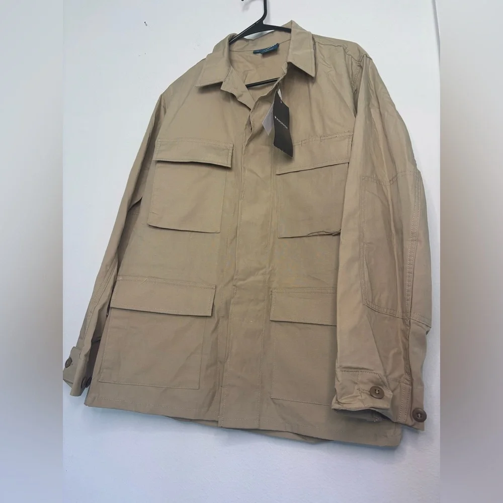 PROPPER NWT KHAKI LONG LINED BARN OUTDOOR JACKET SZ SMALL